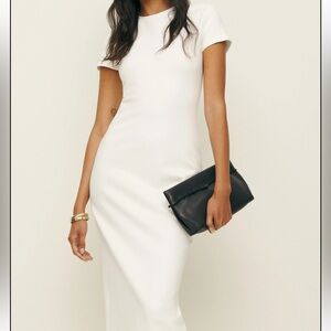 Reformation Elona dress white NEW size 8 
$218
